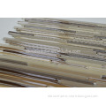 hot sale Pure coffee strip Crystal glass Mosaic tiles for wall decoraton